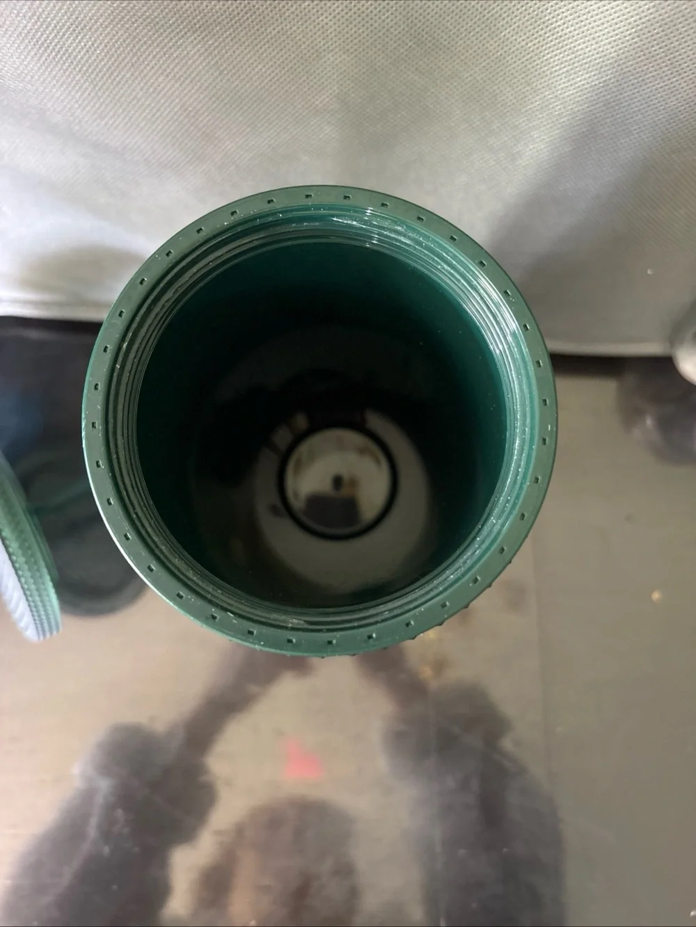 Starbucks Matte Forest Green Studded Cold Cup with Matching Straw